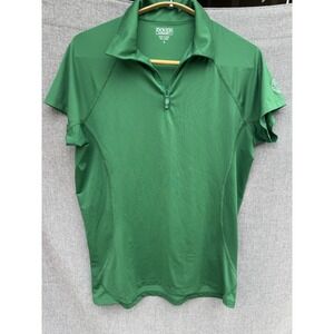 Dover Saddlery English Riding Sport 1/4 Zip Shirt Womens Small Green